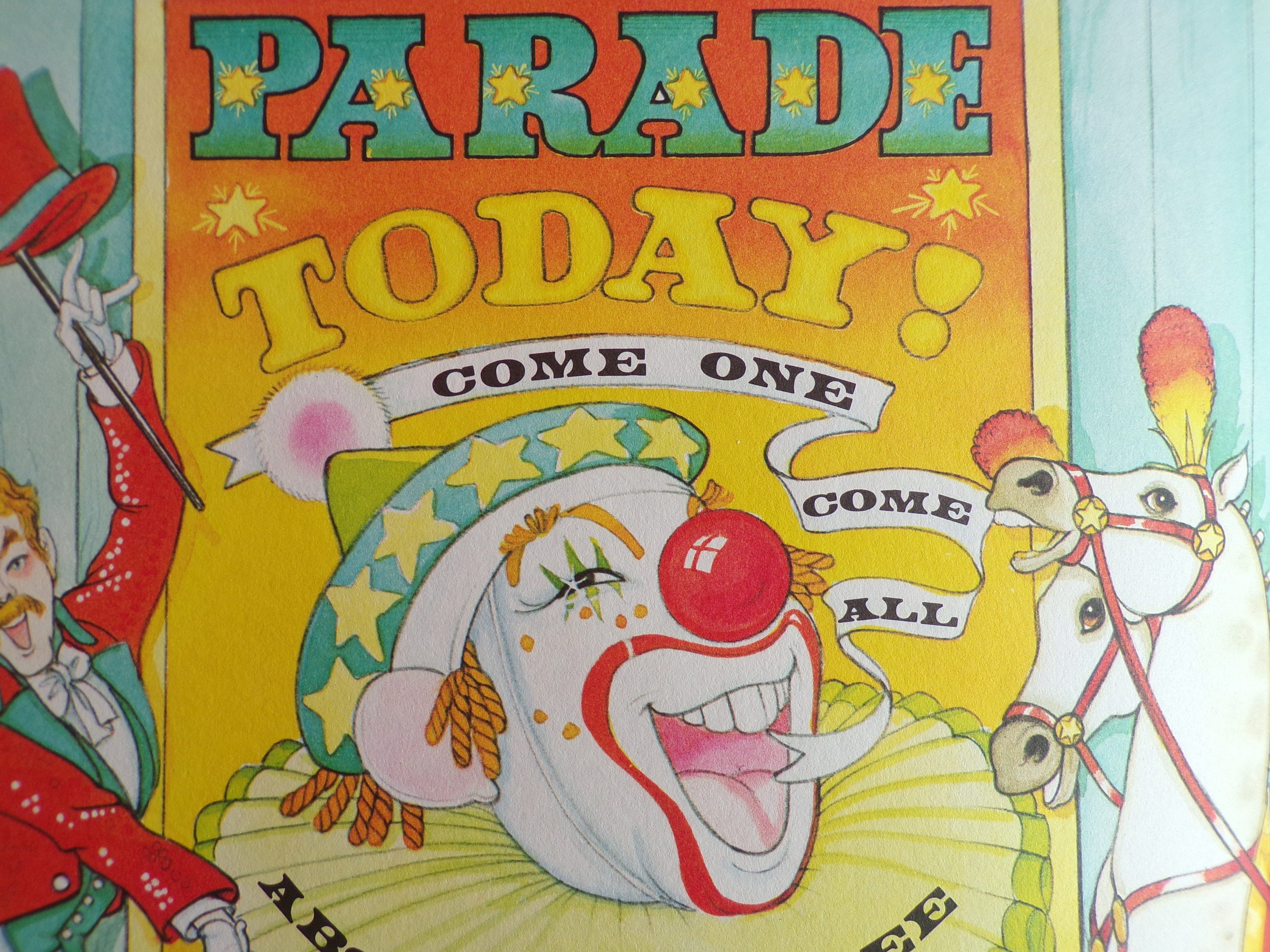 The Circus is Coming by Hilary Knight ~ 1978 - Etsy