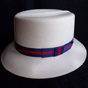 Dobbs Arlo (Brown Band) Shantung Toyo Straw Hat with Feather main image 1