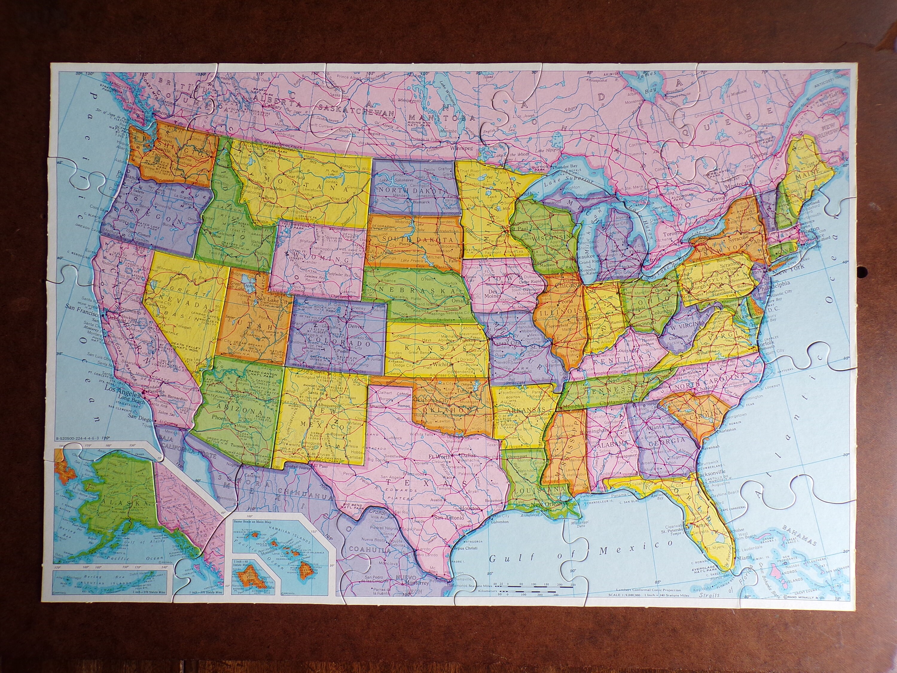 United States Map Puzzle Official Rand Mcnally Map By Etsy Il Fullxfull.4746954220 H7xv