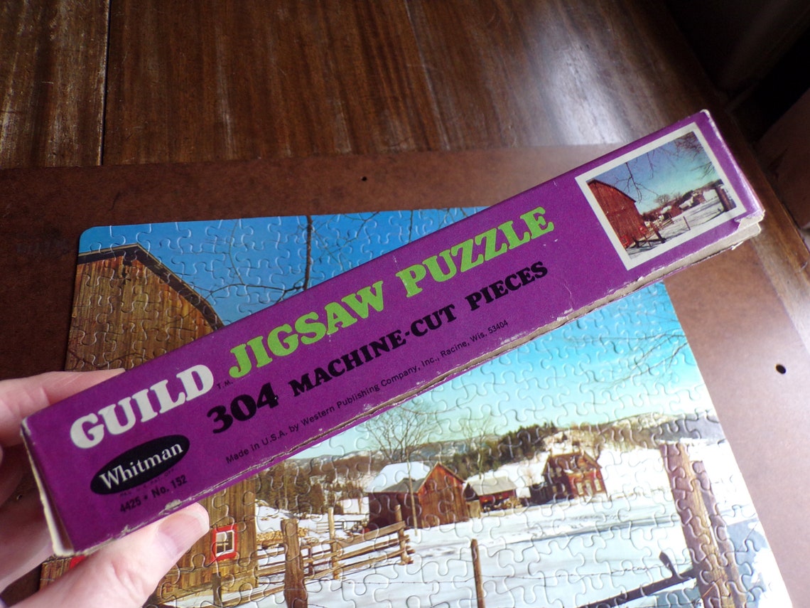 Guild Jigsaw Puzzle Wakefield Quebec Canada Etsy