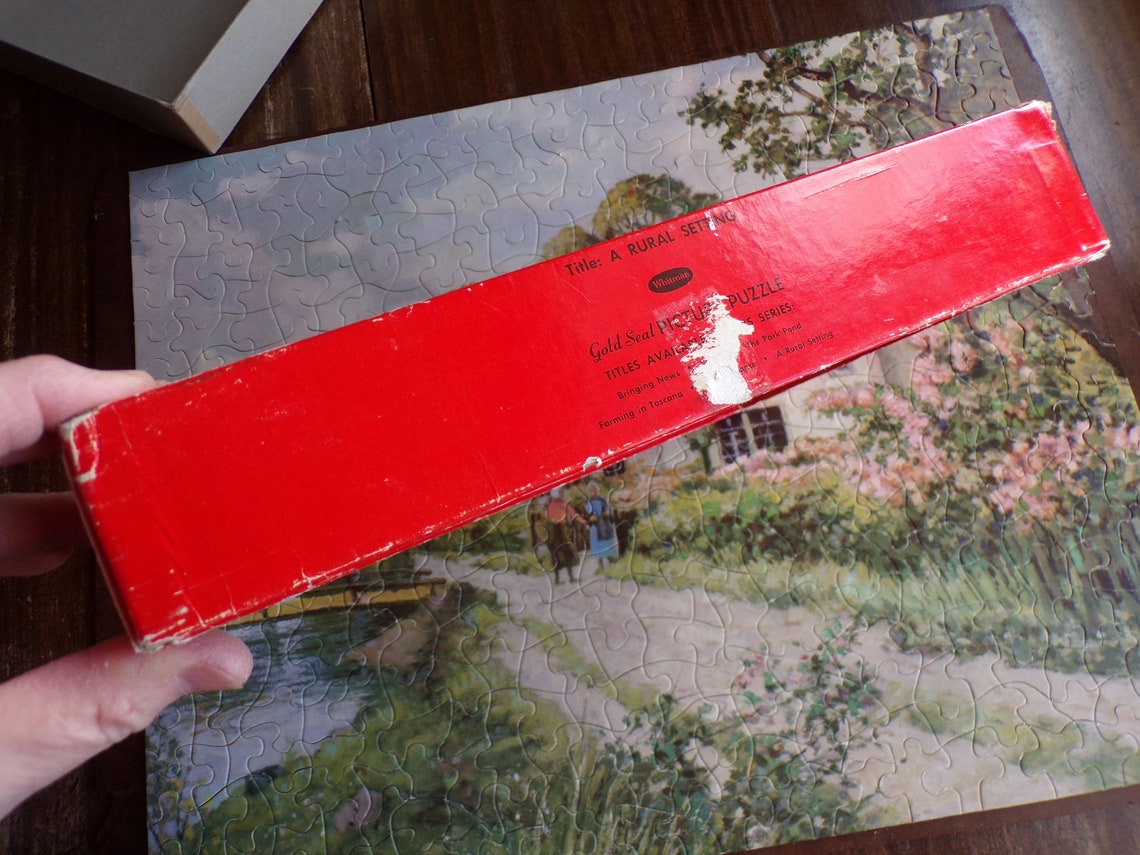 Gold Seal Picture Puzzle A Rural Setting Etsy