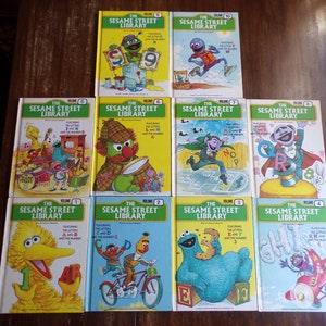 The Sesame Street Library Volumes 1 - 10 ~  1978 Incomplete