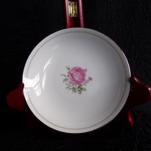 Imperial Rose Fruit Dish Set of 12 by Fine China of Japan