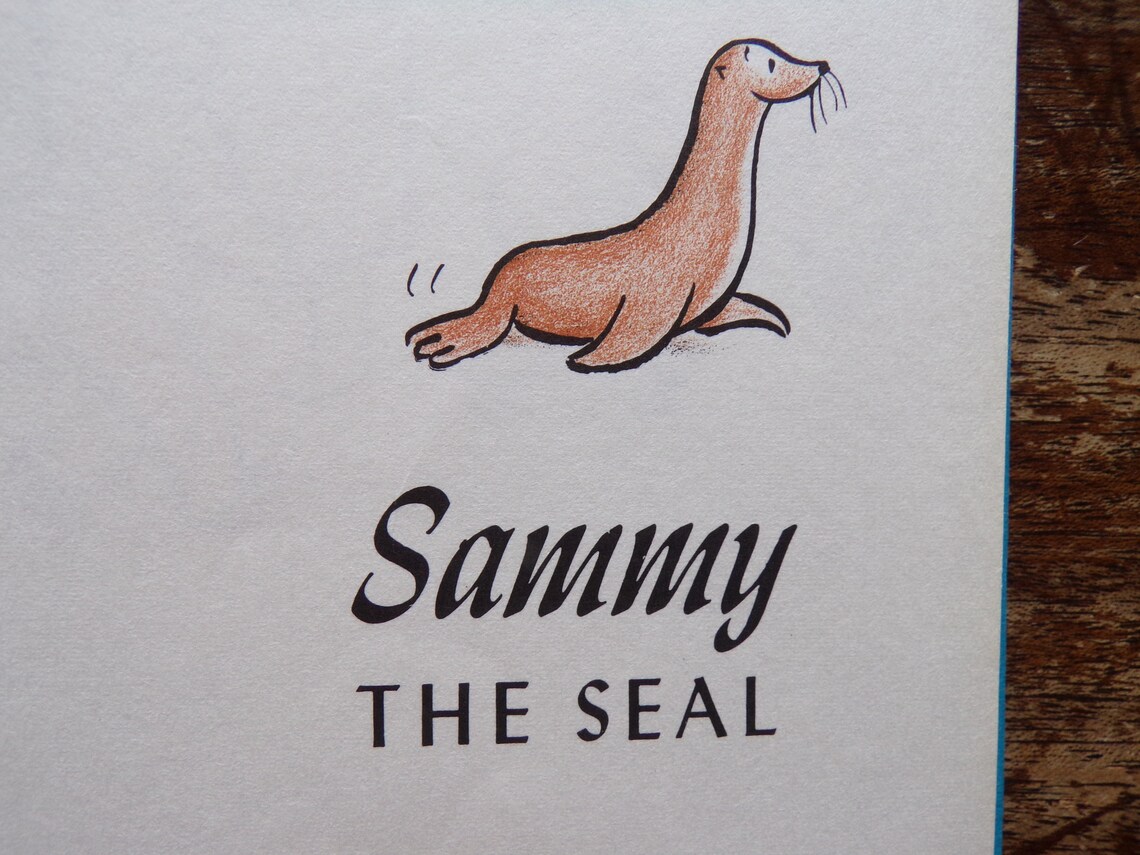 Sammy the Seal by Syd Hoff 1959 Etsy Sammy the Seal by Syd Hoff 1959 Etsy