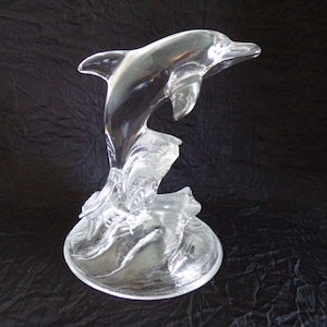 Cristal D&#39;Arques Dolphin Figurine