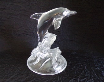 Cristal D'Arques Dolphin Figurine