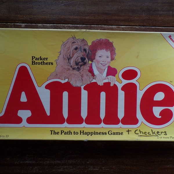 Annie ~ The Path to Happiness Game by Parker Brothers ~ 1981