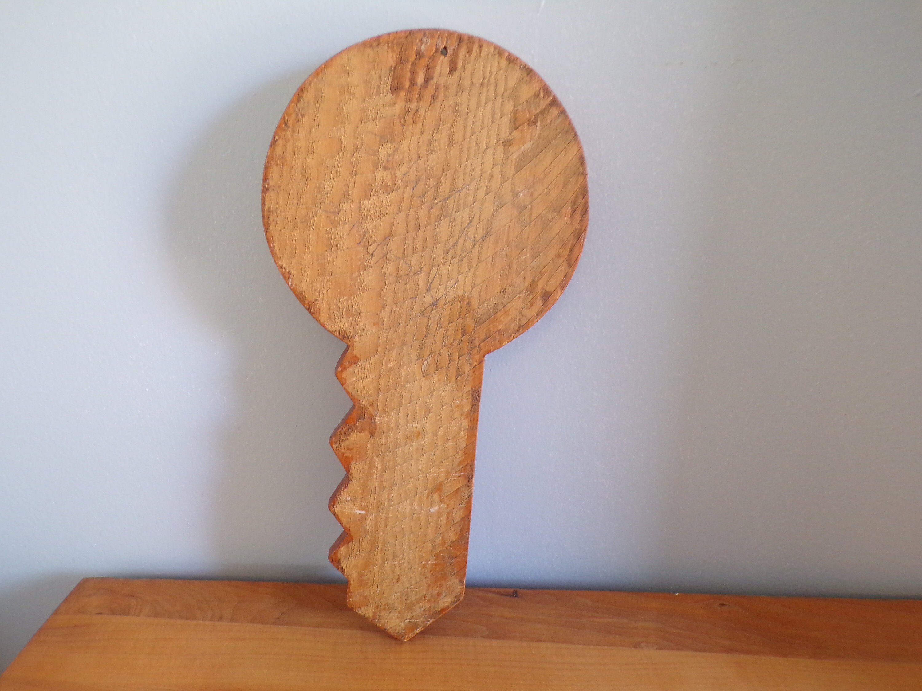 Wooden Key Shape Key Holder Homemade Etsy