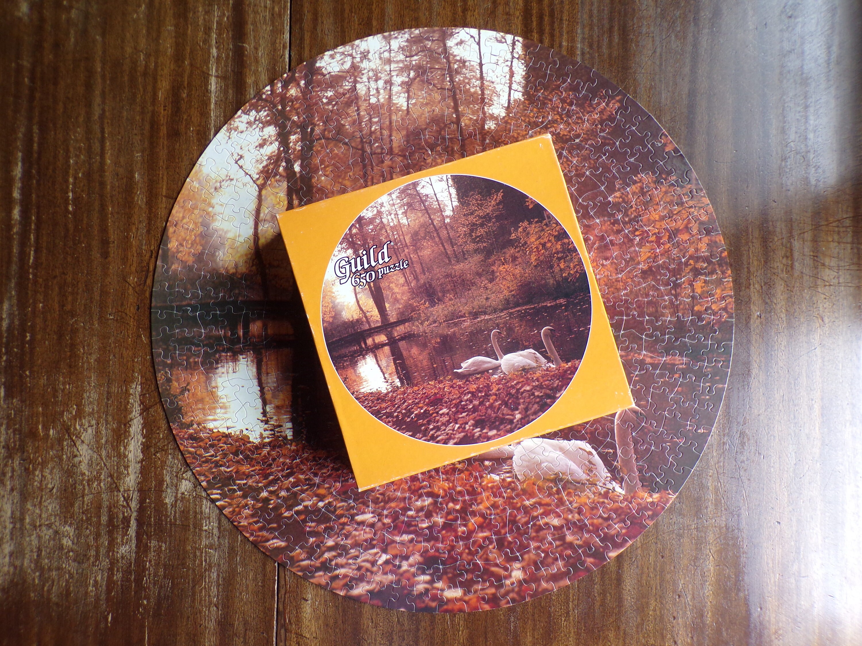 Rompecabezas Circular de la Canción del Cisne por Gremio Etsy