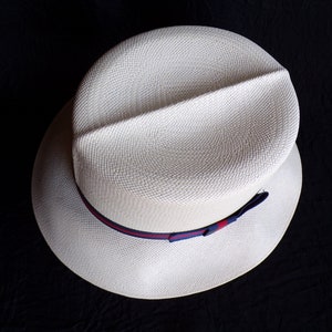 Dobbs Arlo (Green Band) Shantung Toyo Straw Hat with Feather main image 1