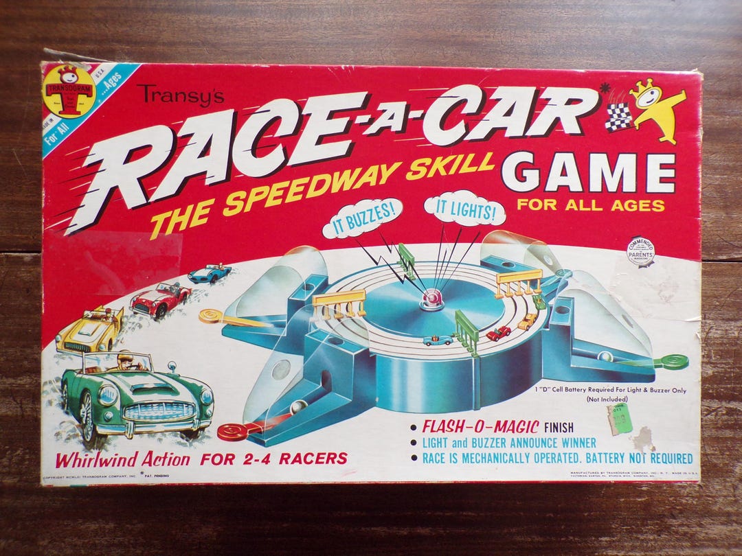 Transogram Transogram Race A Car Game 1961 - Etsy
