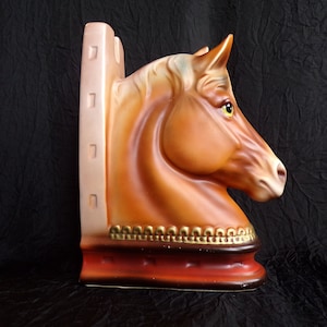 Horse Head Book End