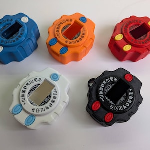 Digimon Inspired Case for Heltec V3 running Meshtastic or MeshCore (Now With Customizable Colors!)