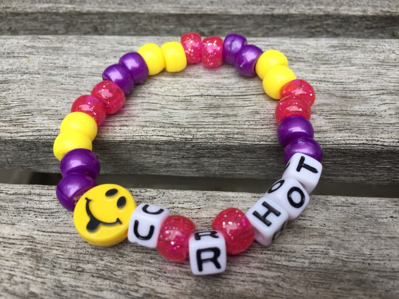 Kandi Bracelet U R Hot Kandi Bracelet Kandi single Etsy