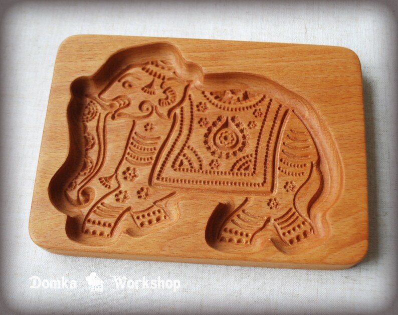 wooden cookie molds