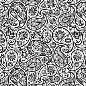 Ceramic Decal, Underglaze Transfer - Paisley