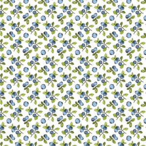 Decalcomanie in ceramica, trasferimento sotto smalto - Blue Berry