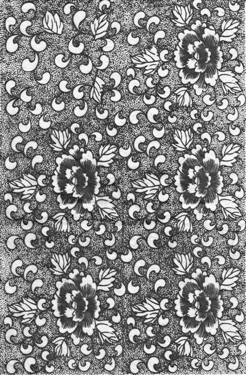 Ceramic Decal Flower 06 Etsy