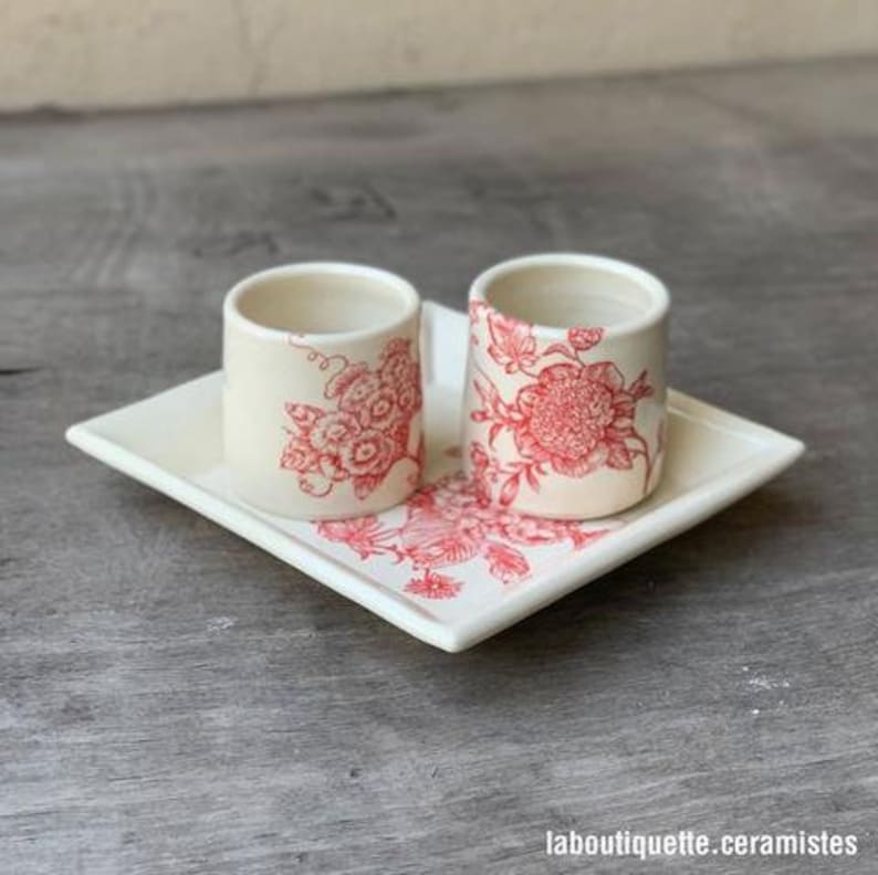 Ceramic Decal Underglaze Transfer Flower 17 Etsy