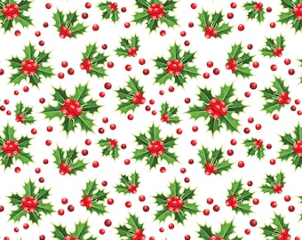 Ceramic Underglaze Decal - Holly