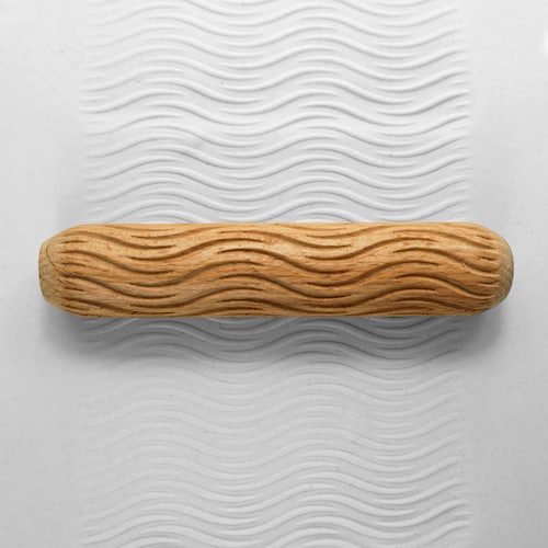 Clay Texture Roller Pottery Hand Roller Pastry Texture Etsy UK