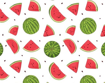 Ceramic Decal, Underglaze Transfer - Watermelon