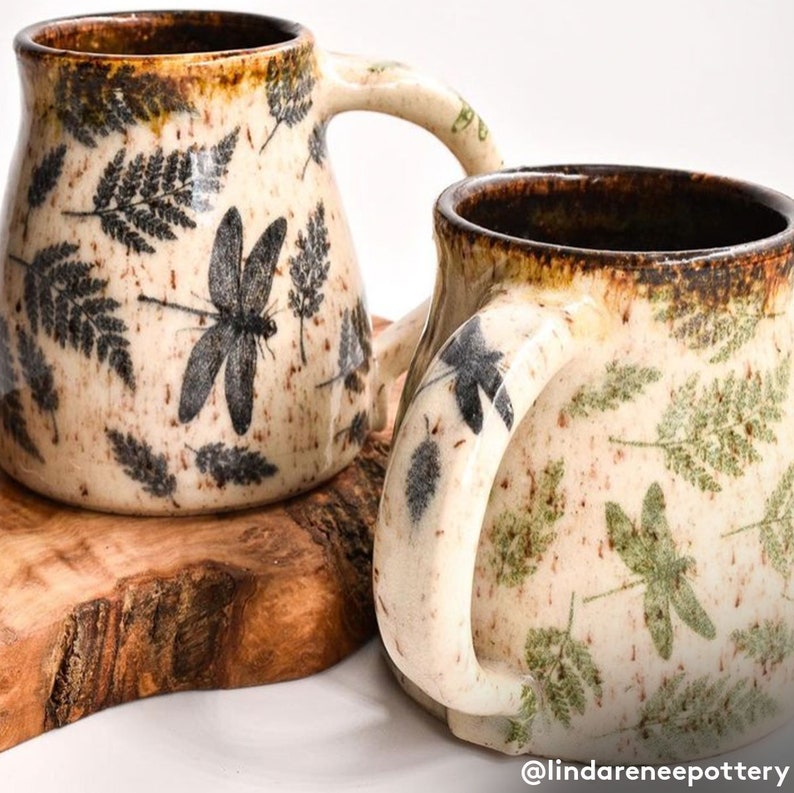 Ceramic Decal Underglaze Transfer Insects Dragonfly Etsy