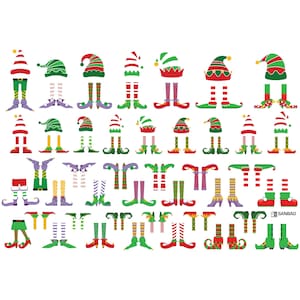 Ceramic Underglaze Transfer, Underglaze Decals - Elf Legs