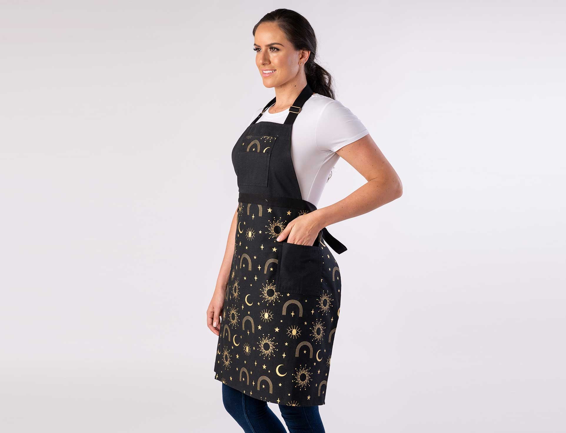 Split Leg Pottery Apron Crafts Apron Kitchen Apron With Etsy