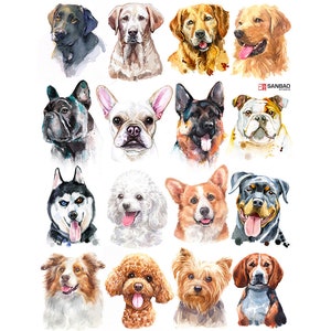 Ceramic Decal - Overglaze Dog