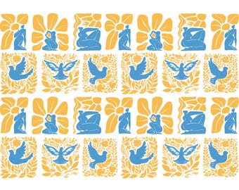 Ceramic Underglaze Transfer - Dove & Muse
