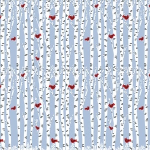 Ceramic Underglaze Decal, Underglaze transfers, Ceramic decals - Birch & Cardinals