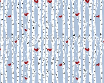 Keramik unterglasur Abziehbild, Dekorfarbe glasur, Birke & Kardinäle