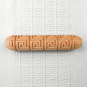 Clay Texture Roller, Pottery Hand Roller, Pastry texture Roller - Athens