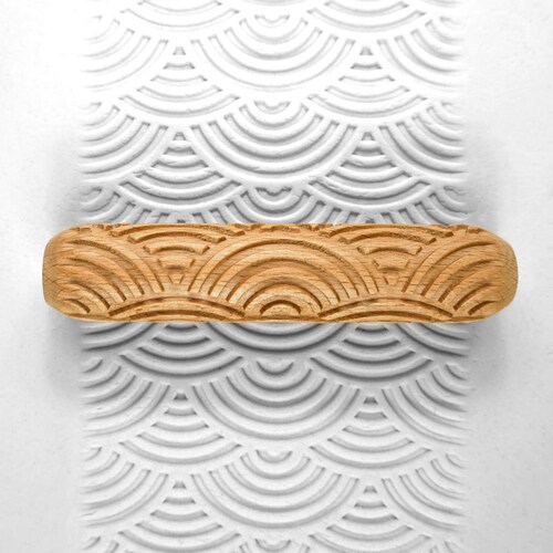 Clay Texture Roller Pottery Hand Roller Pastry Texture Etsy