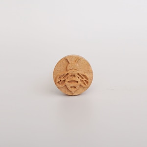 Clay Stamps, Polymer clay stamps, Soap embosser, Bee image 2