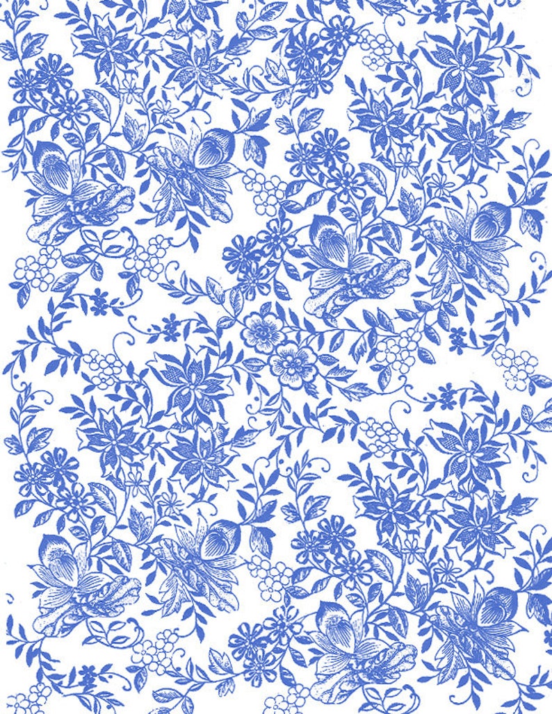 Ceramic Decal Underglaze Transfer Flower 16 Etsy UK