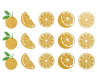 Ceramic Decal - Gold Overglaze Decal, Gold Orange