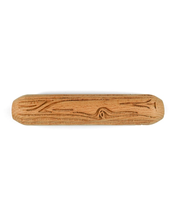 Timbri per Ceramica Rulli Decorativi, FORMVERSITY Rulli Fatti a Mano in Argilla Testurizzata, Strumenti per Ceramica Fai da Te, Polimero Rullo di Trama del Martello Argilloso per Ceramicas, Argilla