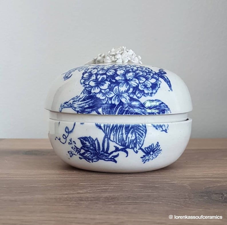 Ceramic Decal Underglaze Transfer Flower 17 Etsy UK