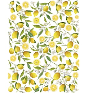 Ceramic Decal - Overglaze Lemon