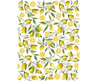 Ceramic Decal - Overglaze Lemon