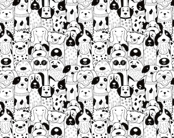 Naklejka ceramiczna - Groovy Dogs