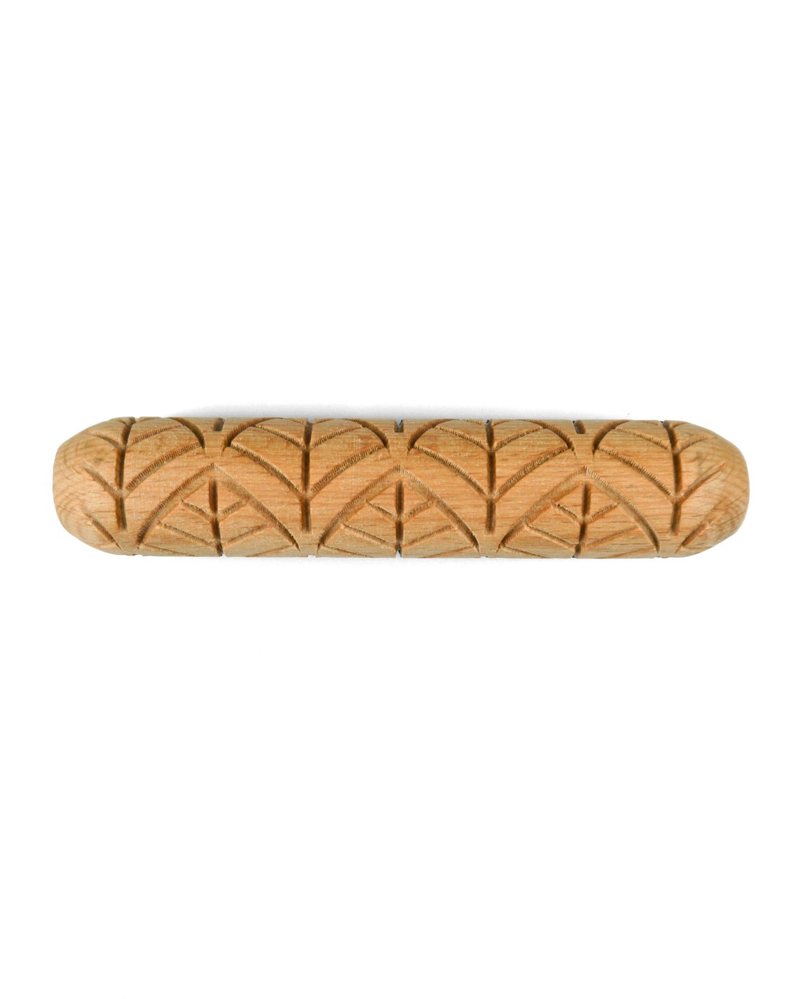 Clay Texture Roller, Pottery Hand Roller, Pastry Texture Roller - Rose