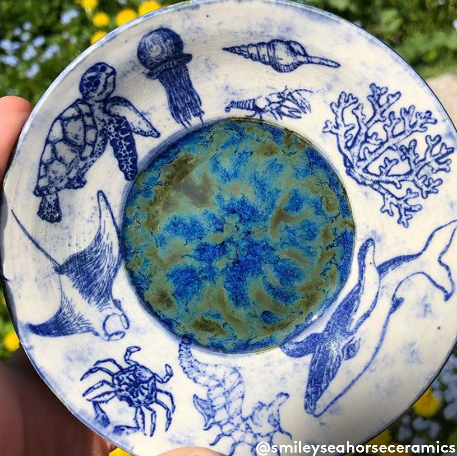 Ceramic Decal Underglaze Transfer Ocean Mix Creature Etsy