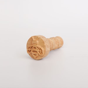 Clay Stamps, Polymer clay stamps, Soap embosser, Bee image 3