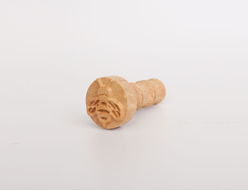 Clay Stamps, Polymer clay stamps, Soap embosser, Bee image 3