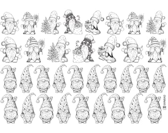 Ceramic Underglaze Transfer, Underglaze Decals - Gnome