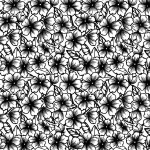 Abziehbilder, Dekorfolie, Dekorfolie - Blume - Knospen & Blüte