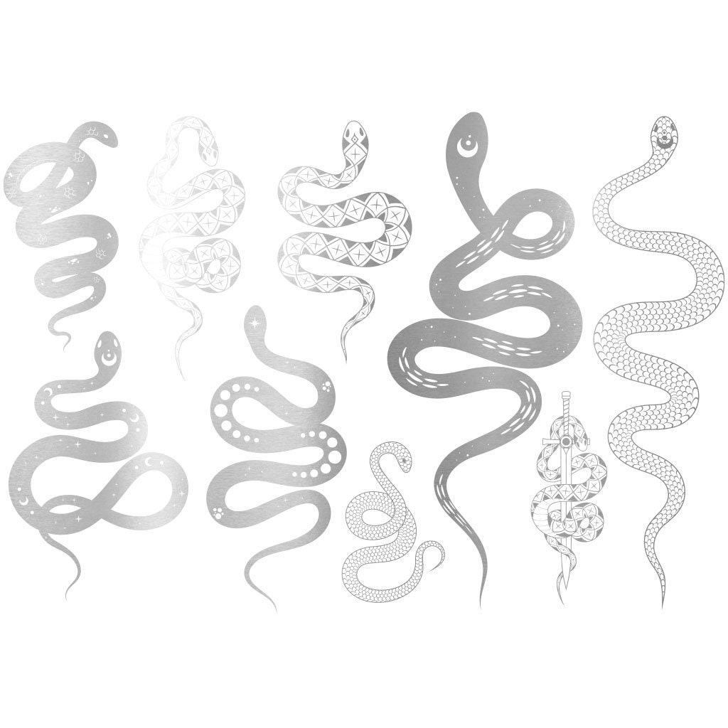 Ceramic Decal Gold Overglaze Decal Magic Snake Etsy